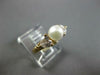 1CT CUBIC ZIRCONIA & AAA SOUTH SEA PEARL 14KT YELLOW GOLD DOUBLE HEART LOVE RING