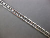 ESTATE LARGE & LONG 14KT WHITE GOLD 3D ITALIAN SOLID GUCCI DESIGN MENS BRACELET