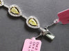 WIDE & LONG 6.29CT WHITE & FANCY YELLOW DIAMOND 18KT 2 TONE GOLD TENNIS BRACELET