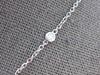 ESTATE .50CT DIAMOND BY THE YARD 14KT WHITE GOLD 3D CLASSIC FUN LOVE NECKLACE