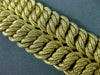 ANTIQUE WIDE & LONG 18K YELLOW GOLD GRADUATING HANDCRAFTED WOVEN BRACELET #22216