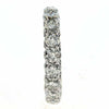 ESTATE 3.83CT DIAMOND 18KT WHITE GOLD 3D CLASSIC ROUND ETERNITY ANNIVERSARY RING