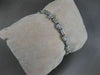 ANTIQUE 1CTW DIAMOND 14KT WHITE GOLD BEZEL ROPE FILIGREE BRACELET 6MM 7" #18775