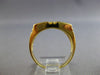 .09CT DIAMOND & AAA ONYX 14KT YELLOW GOLD 3D SQUARE HANDCRAFTED MENS RING #23110