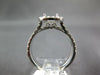 1.06CT DIAMOND 14KT WHITE GOLD ROUND HALO SEMI MOUNT ENGAGEMENT WEDDING RING SET