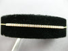ESTATE .34CT DIAMOND 14KT YELLOW GOLD 3D CLASSIC ROUND BAR FUN BRACELET