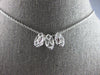 .54CT DIAMOND & AAA MULTI GEM 14K WHITE GOLD MARQUISE SHAPE & ROUND HALO PENDANT