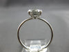 1.21CT SALT & PEPPER DIAMOND 18K WHITE GOLD SOLITAIRE PEAR SHAPE ENGAGEMENT RING