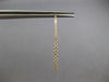 LONG .58CT DIAMOND 14K YELLOW GOLD 3D GRADUATING BAR LEVERBACK HANGING EARRINGS