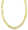 ESTATE 23.01CT FANCY YELLOW DIAMOND ETERNITY FUN LOVE NECKLACE