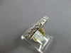 ESTATE .65CT DIAMOND 14K WHITE GOLD ROUND 9 STONE SEMI ETERNITY ANNIVERSARY RING