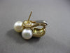 ESTATE LARGE 14KT YELLOW GOLD CLASSIC AAA SOUTH SEA PEARL CLIP ON EARRINGS #2954