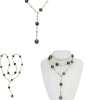 ESTATE AAA SOUTH SEA PEARL 18K 2 TONE GOLD CLASSIC BY THE YARD FUN LOVE NECKLACE