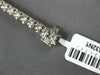 ESTATE 3.02CT DIAMOND 14KT WHITE GOLD 3D ROUND CLASSIC 4 PRONG TENNIS BRACELET