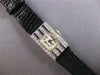 ANTIQUE ART DECO .78CT OLD MINE DIAMOND & AAA SAPPHIRE PLATINUM 3D WATCH #28151