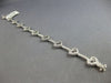 ESTATE 2.17CT DIAMOND 14KT WHITE GOLD MULTI HEART FILIGREE LOVE TENNIS BRACELET