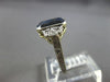 1.84CT OLD MINE DIAMOND & AAA SAPPHIRE 14K 2 TONE GOLD 3D ENGAGEMENT RING #27941