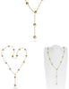 ESTATE AAA WHITE & GOLDEN SOUTH SEA PEARL 18KT YELLOW GOLD BY THE YARD NECKLACE
