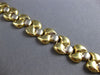 ESTATE WIDE 14KT WHITE & YELLOW GOLD CLASSIC MATTE & SHINY FUN FLORAL BRACELET