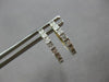 .35CT DIAMOND 18K 2 TONE GOLD CLASSIC FILIGREE REVERSIBLE HUGGIE EARRINGS #28015