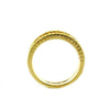 .37CT PINK & FANCY YELLOW DIAMOND 18K YELLOW & ROSE GOLD INSERT ANNIVERSARY RING