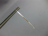 LONG .59CT DIAMOND 14KT WHITE GOLD 3D ELONGATED GRADUATING BAR HANGING EARRINGS