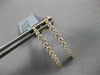 .52CT DIAMOND 18KT YELLOW GOLD 3D CLASSIC GRADUATING BAR FUN HANGING EARRINGS