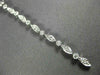 ESTATE .24CT DIAMOND 14K WHITE GOLD 3D ELONGATED MARQUISE SHAPE JOURNEY PENDANT|WC8721D-1