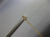 ESTATE .14CT DIAMOND 18KT YELLOW GOLD 3D GEOMETRICAL BAR FUN HANGING EARRINGS