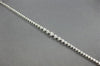 ESTATE 2.73CT DIAMOND 14KT WHITE GOLD 3D ROUND GRADUATING LOVE TENNIS BRACELET