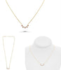 .21CT DIAMOND & AAA RUBY 14KT YELLOW GOLD SEMI CIRCULAR HAPPY FACE FUN NECKLACE