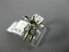 WIDE .84CT DIAMOND 14K WHITE GOLD 2 ROW MARQUISE SEMI MOUNT ENGAGEMENT RING 1540