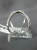 ESTATE .50CT DIAMOND 18KT WHITE GOLD 3D X CLASSIC INFINITY CRISS CROSS LOVE RING