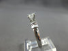 .40CT DIAMOND 14KT WHITE GOLD 3D CLASSIC ROUND & BAGUETTE ENGAGEMENT RING #27997