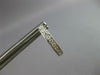 ESTATE .33CT DIAMOND 14K WHITE GOLD CLASSIC ROUND FILIGREE HOOP HANGING EARRINGS