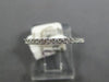 ESTATE .19CT DIAMOND 14KT WHITE GOLD 3D CLASSIC 1.5MM SEMI ETERNITY LOVE RING