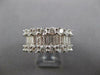 LARGE 3.52CT DIAMOND 18KT WHITE GOLD ROUND & BAGUETTE CLASSIC ANNIVERSARY RING