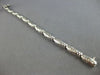 1.80CT DIAMOND 14KT WHITE GOLD PAST PRESENT FUTURE MATTE & SHINY TENNIS BRACELET