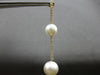 EXTRA LARGE 1.93CT DIAMOND & AAA SOUTH SEA PEARL 18KT YELLOW GOLD FUN EARRINGS