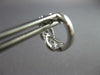 .30CT DIAMOND 14K WHITE GOLD 3D ROUND INFINITY LOVE KNOT HUGGIE HANGING EARRINGS