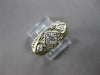 ANTIQUE ART DECO .26CT OLD MINE DIAMOND 14KT WHITE GOLD ANNIVERSARY RING #27890