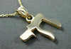 ESTATE 14KT YELLOW GOLD CLASSIC SOLID CHAI LIFE FLOATING PENDANT & CHAIN #24953