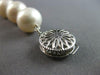 LARGE & LONG AAA SOUTH SEA PEARL 14K WHITE GOLD 3D 11MM FILIGREE BRACELET #27563