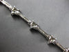 1.25CT DIAMOND 14KT WHITE GOLD 3D ROUND MULTI STAR BY THE YARD TENNIS BRACELET