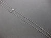 .16CT DIAMOND 18KT WHITE GOLD 3D CLASSIC BY THE YARD 16" LOVE NECKLACE #27801