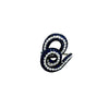 3.21CT DIAMOND & AAA SAPPHIRE 18KT WHITE GOLD DOUBLE LOVE KNOT CIRCULAR FUN RING