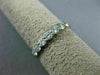ESTATE .49CT DIAMOND PLATINUM 3D SEVEN STONE ANNIVERSARY WEDDING RING #23894