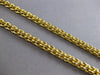 ESTATE EXTRA LONG 18KT YELLOW GOLD 3D SOLID HAND CRAFTED ITALIAN NECKLACE #28307