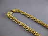 ESTATE EXTRA LONG 18KT YELLOW GOLD 3D SOLID HAND CRAFTED ITALIAN NECKLACE #28307