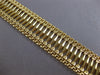 ANTIQUE LARGE & LONG 14KT YELLOW GOLD 3D HAND CRAFTED FILIGREE BRACELET #28305